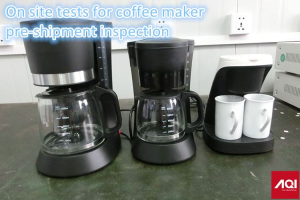 On-site-tests-for-coffee-maker-pre-shipment-inspection