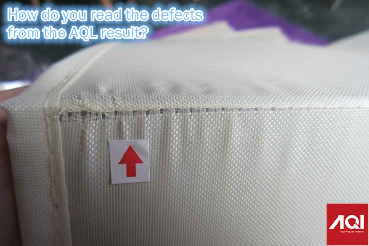 How do you read the defects from the AQL result? what's AQL Table?