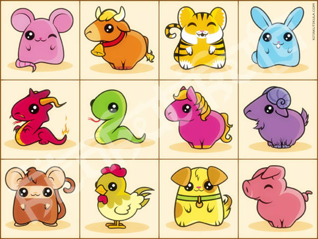 Zodiac Animals Sign_Chinese New year