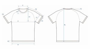 garment size chart for garment quality inspection