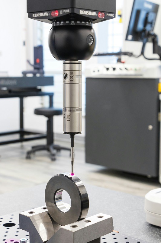3D Measurement for the metal ring from AQI Service's first article inspection